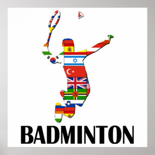 Póster Badminton
