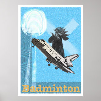 Póster Badminton
