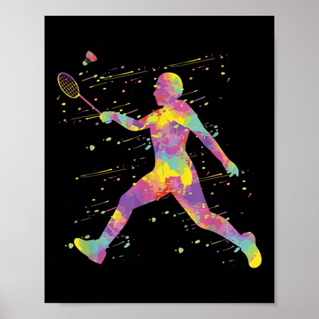 Póster Badminton  (Frente)