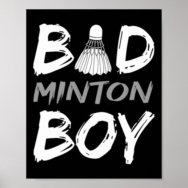 Póster Badminton Boy - Amar a los chicos de Badminton Bad (Frente)