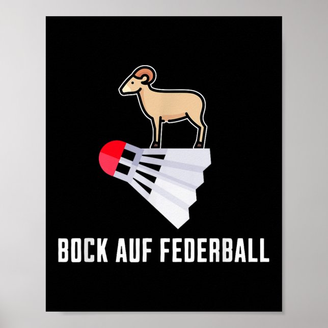 Póster Badminton de Fancy - Deseo para Badminton Badminto (Frente)