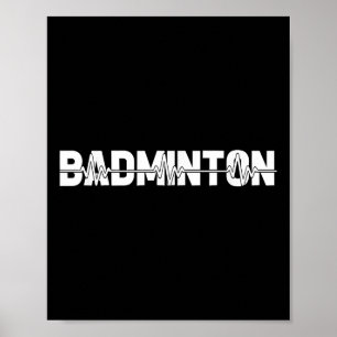 Póster Bádminton en Lanzadera - Jugador de Cancha de Raqu