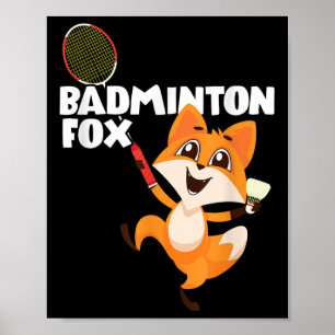 Póster Badminton Fox