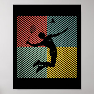 Póster Badminton Game Shuttle