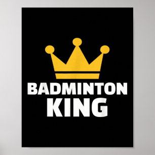 Póster Badminton King