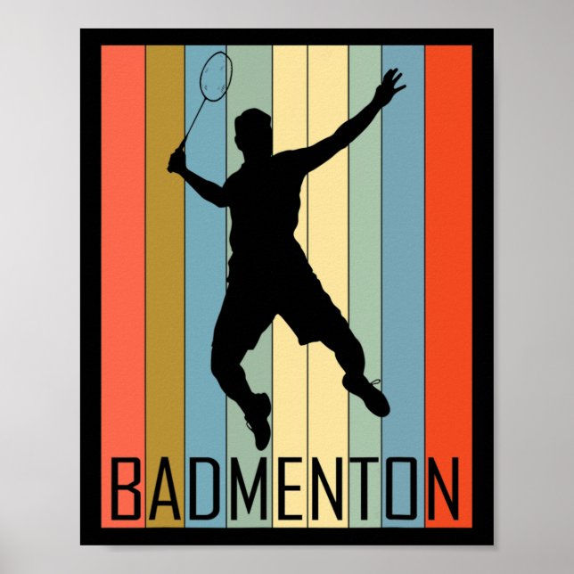Póster Badminton - Reproductor de Badminton (Frente)