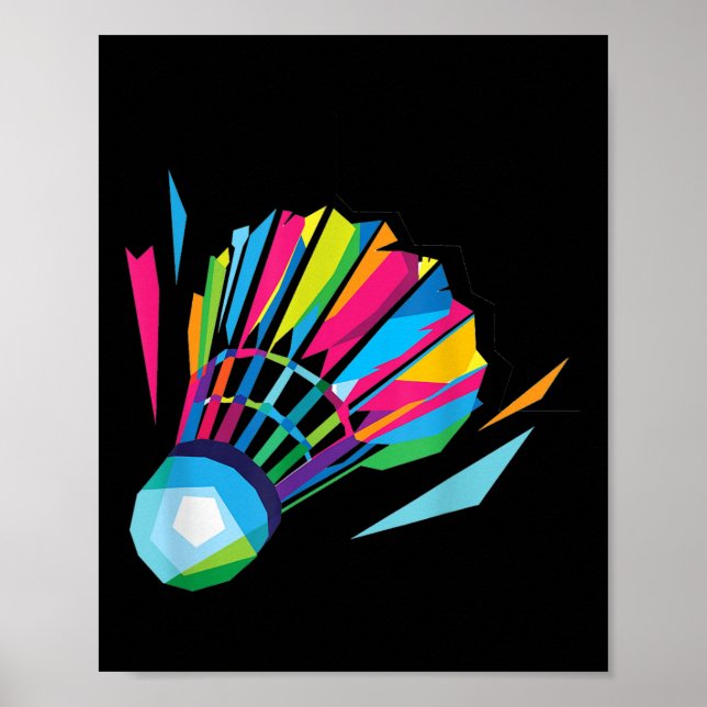 Póster Badminton Shuttle Badminton  (Frente)