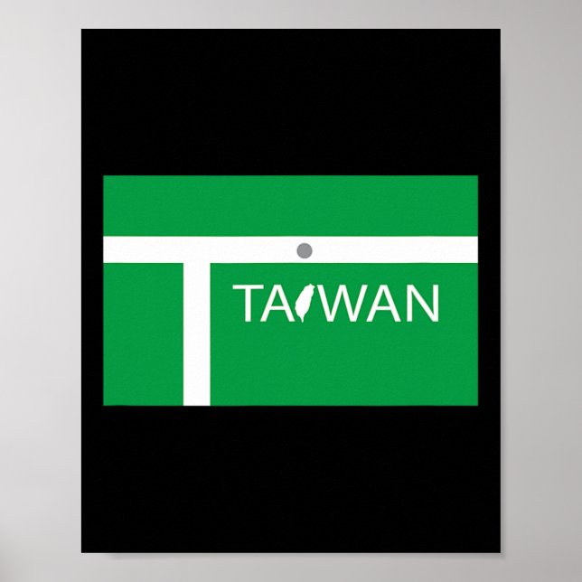 Póster Badminton Taiwán 2020 En Límites (Frente)