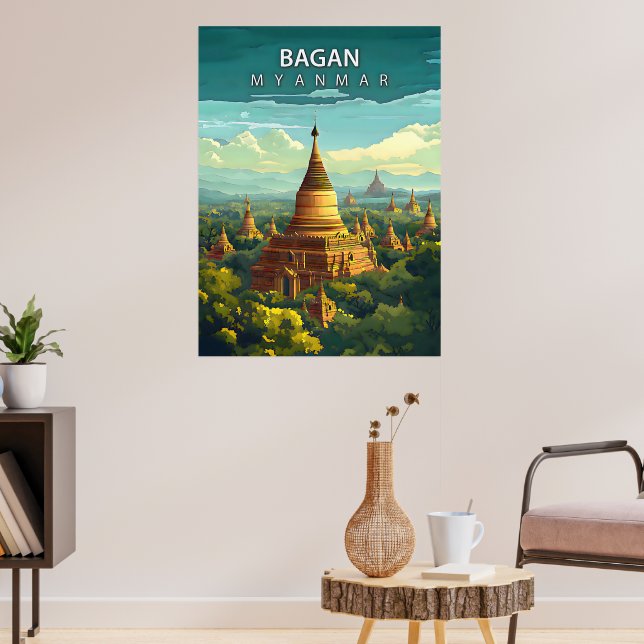 Póster Bagán, Myanmar: Una Tapicería Atemporal (Salón 3)