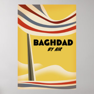 Póster Bagdad Por Aire