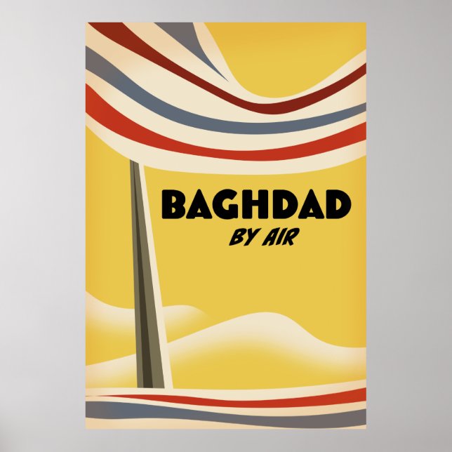 Póster Bagdad Por Aire (Frente)
