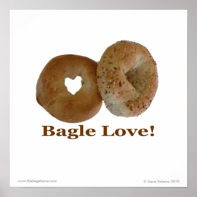 Póster ¡Bagel Love! (Frente)