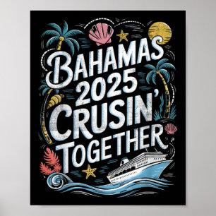 Póster Bahamas Navegando Juntos 2025 Partido de Verano Fa
