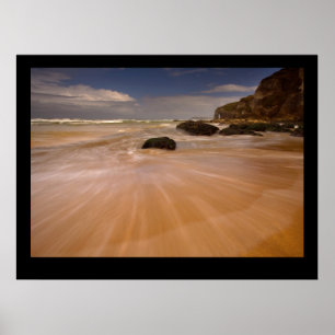 Póster Bahía blanca de la roca