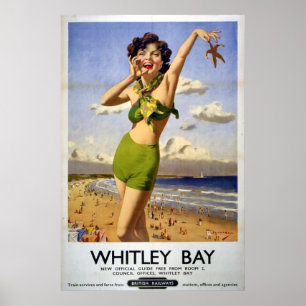 Póster Bahía británica 1949 de Whitley de los