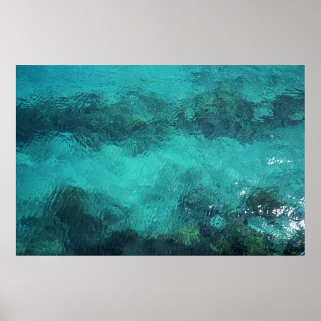 Póster Bahía de agua (Frente)