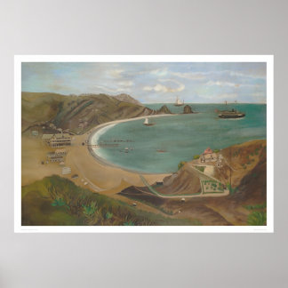 Póster Bahía de Avalon, isla de Santa Catalina (1212)