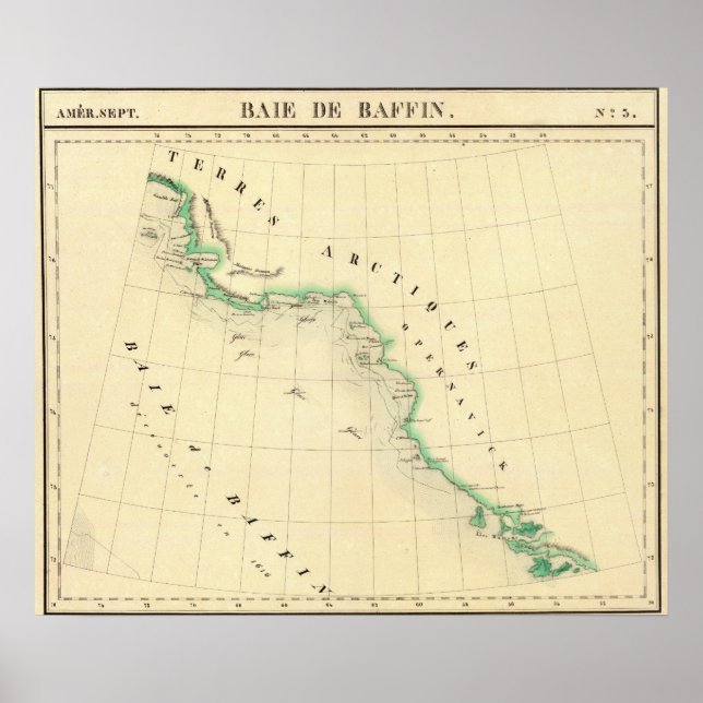 Póster Bahía de Baffin (Frente)
