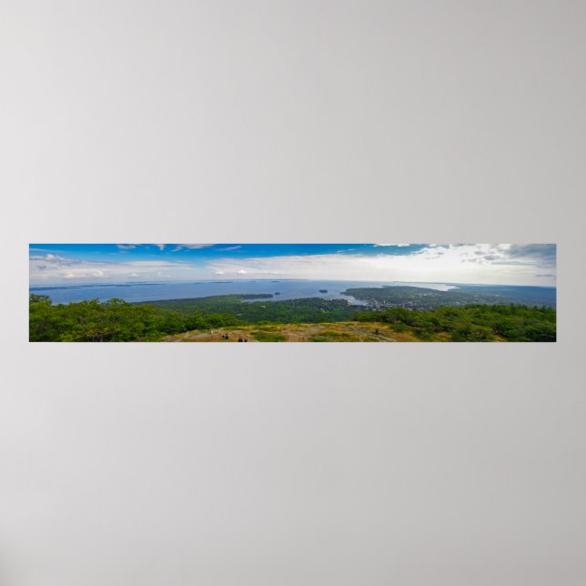 Póster Bahía de Camden, Maine y Penobscot (Frente)