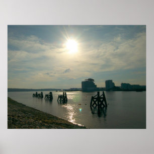 Póster Bahía de Cardiff