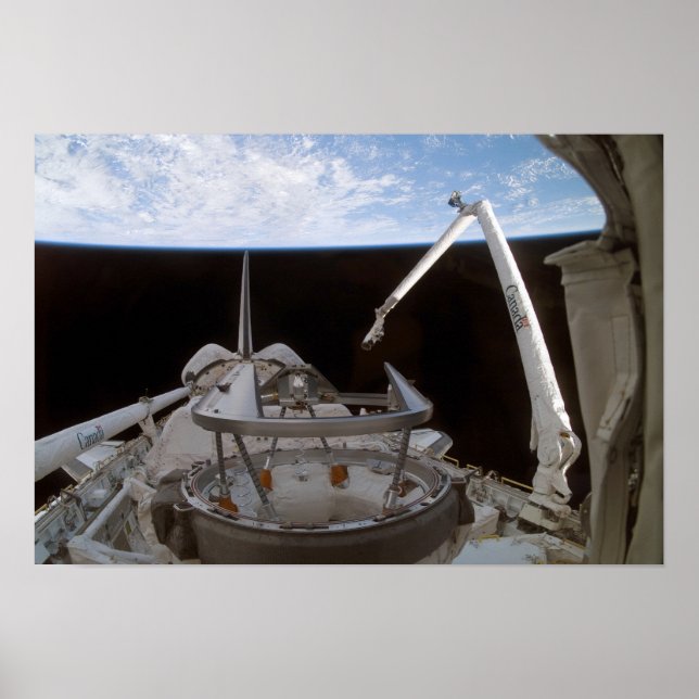 Póster Bahía de carga útil del transbordador espacial Dis (Frente)