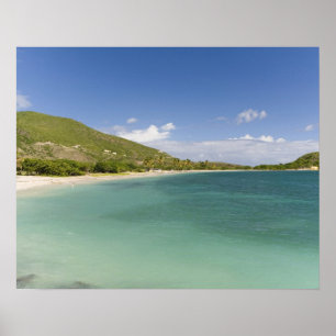 Póster Bahía de Cockleshell, península sudeste, Saint Kit