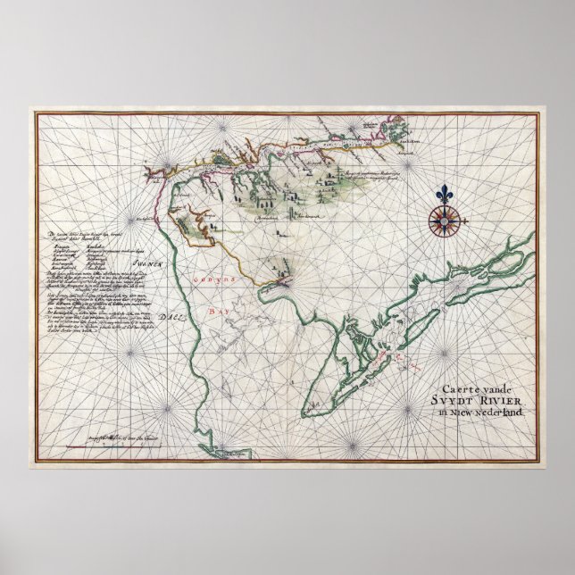 Póster Bahía de Delaware (Frente)