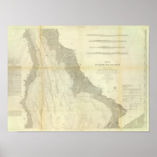 Póster Bahía de Delaware, río 2