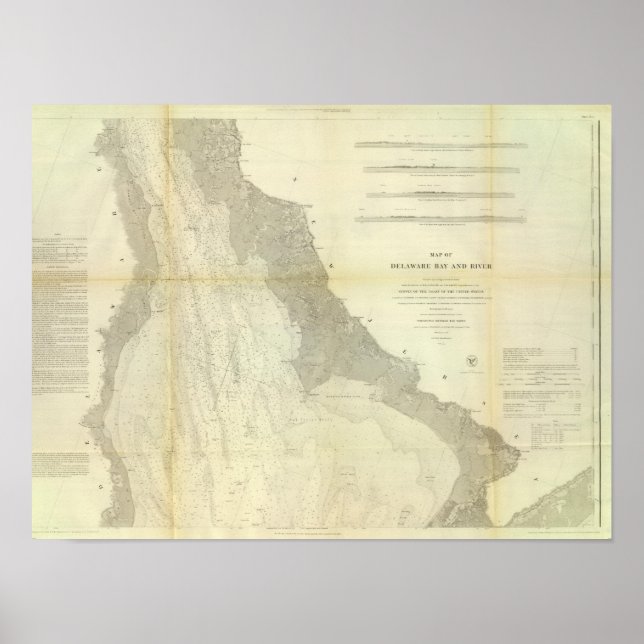 Póster Bahía de Delaware, río 2 (Frente)