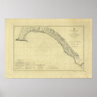 Póster Bahía de Drake, California