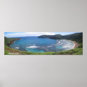 Póster Bahía de Hanauma, Oahu
