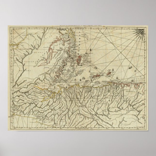 Póster Bahía de Honduras (Frente)