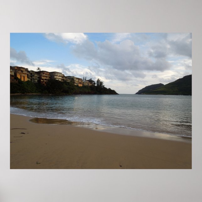 Póster Bahía de Kalapaki en Kauai, Hawaii (Frente)