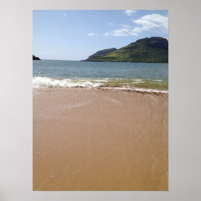 Póster Bahía de Kalapaki, Kauai (Frente)