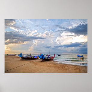 Póster Bahía de Kamala en Tailandia, isla de Phuket.