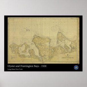Póster Bahía de la ostra - 1920