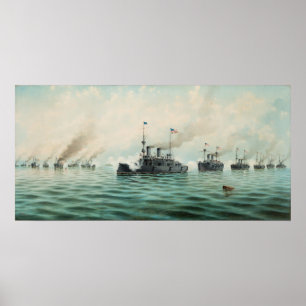 Póster Bahía de Manila: "¡Puedes disparar cuando estés li