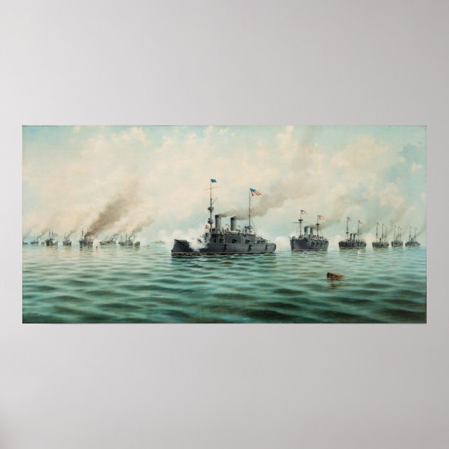 Póster Bahía de Manila: "¡Puedes disparar cuando estés li (Frente)