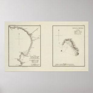 Póster Bahía de Monterey, California