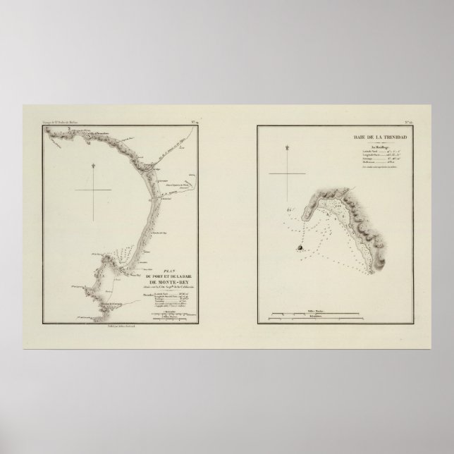 Póster Bahía de Monterey, California (Frente)