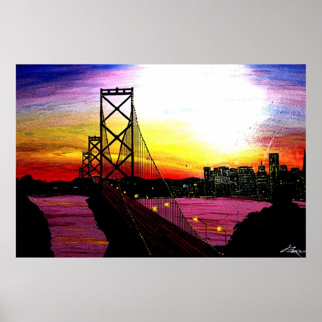 Póster Bahía de Oakland (Frente)