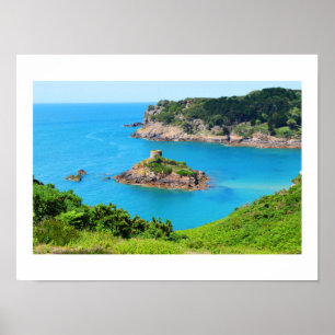 Póster Bahía de Portelet, Jersey