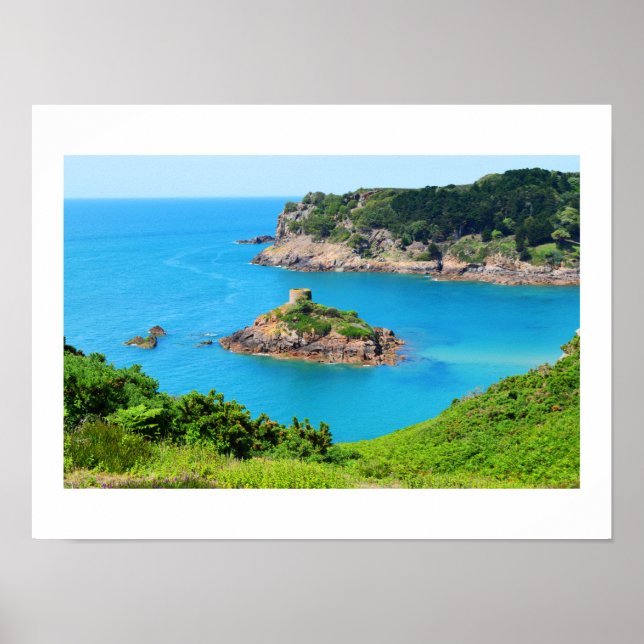 Póster Bahía de Portelet, Jersey (Frente)