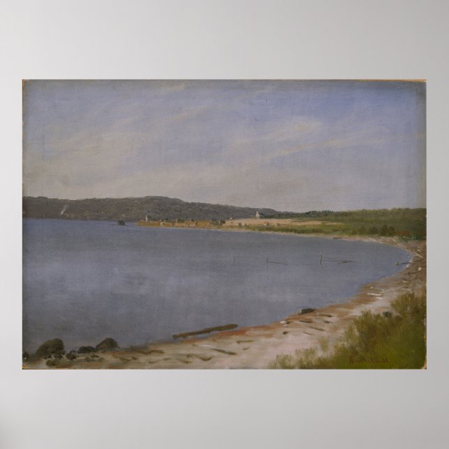 Póster Bahía de San Francisco por Albert Bierstadt (Frente)