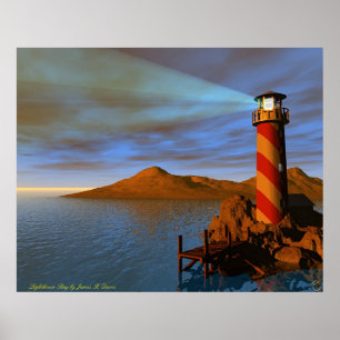 Póster Bahía del faro