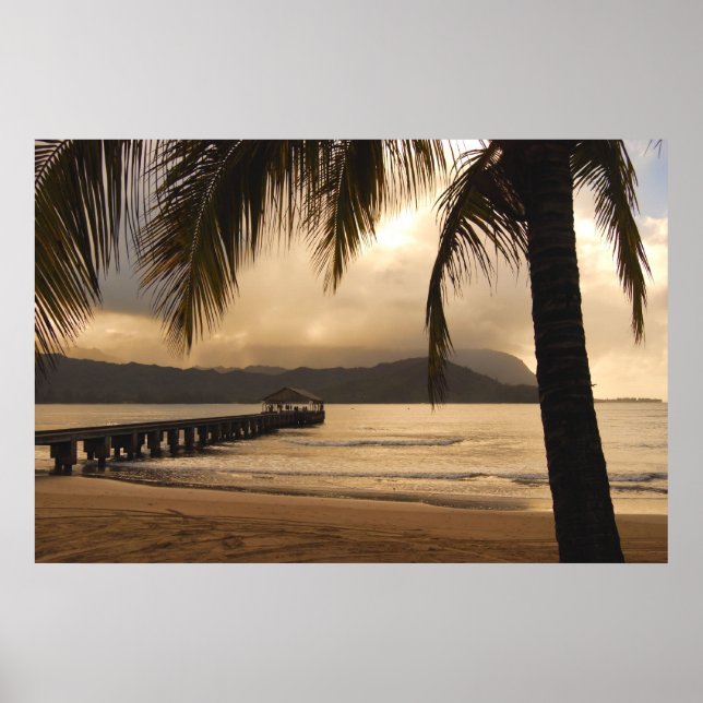 Póster Bahía Hanalei - Kauai, Hawaii (Frente)