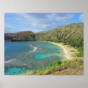 Póster Bahía Hawaii de Hanauma