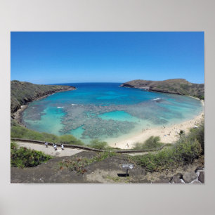 Póster Bahía Hawaii de Hanauma