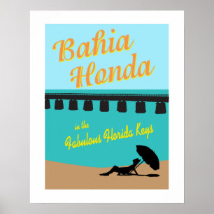 Póster Bahia Honda Florida Keys