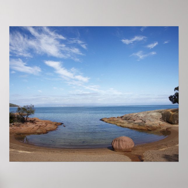 Póster Bahía Honeymoon, Bahía Coles, Parque Nacional Frey (Frente)